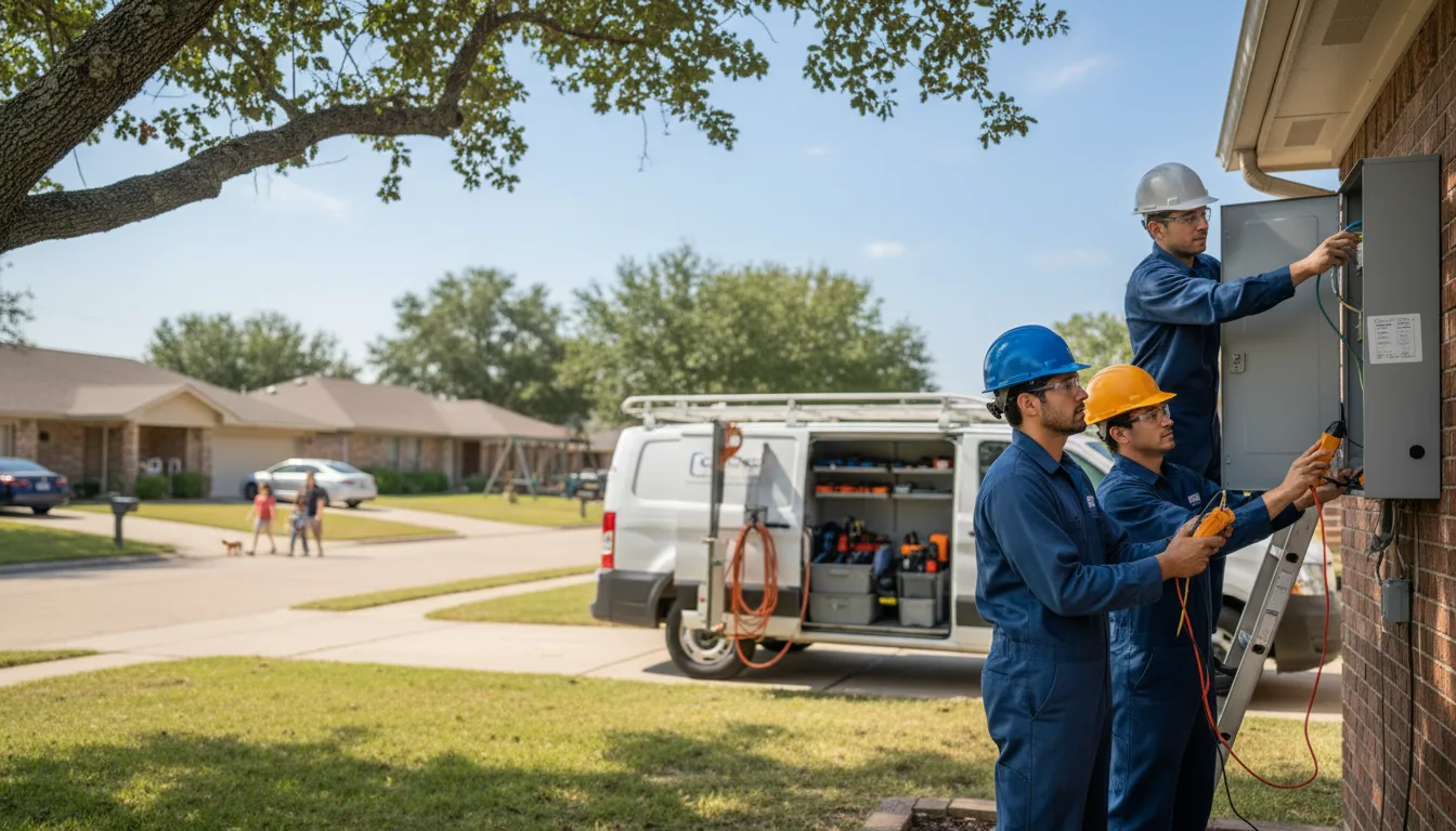 Certified electrician providing emergency electrical services in Waddy, KY
